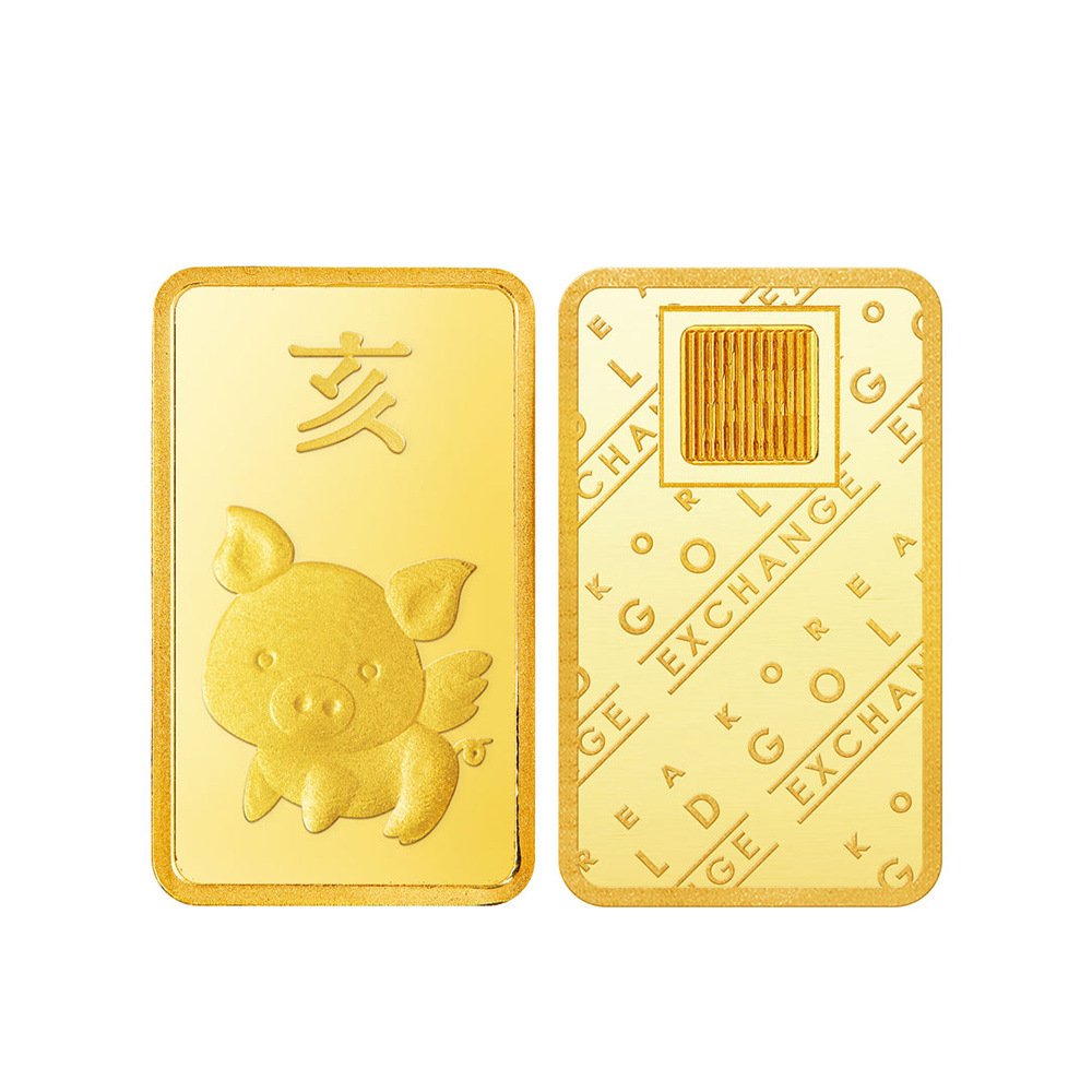 한국금거래소 12지신 세트 골드바 45g